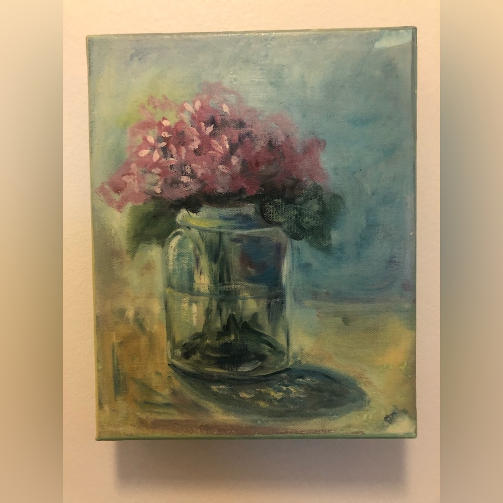 Floral 8 X 10 Canvas Painting